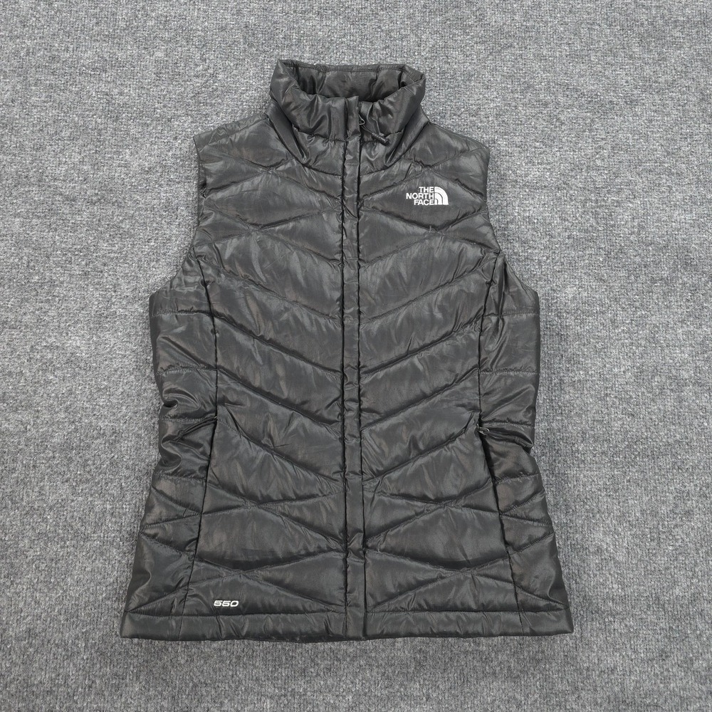 The North Face Vest Womens XS Black Aconcagua 550 Down Puffer Outdoors Hiking